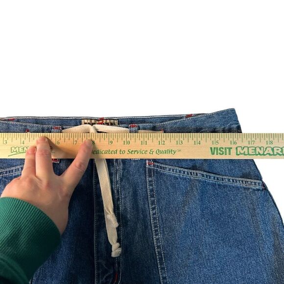 Forenza Womens baggy Jnco style wide leg Pockets Vintage Denim 16 - Picture 6 of 16